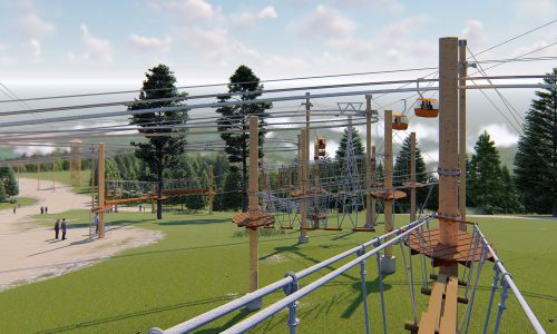 Projekt parku rozrywki dla stacji narciarskiej
