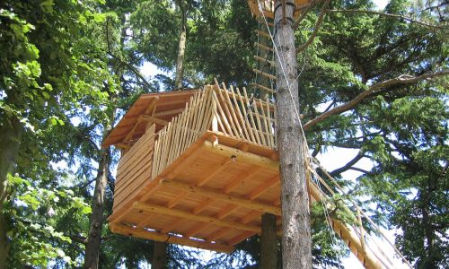 Przykładowe realizacje domków na drzewach